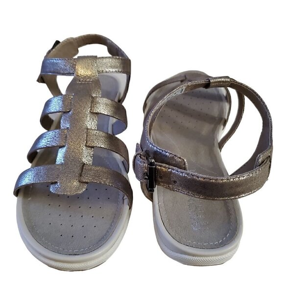 Geox Metallic Sandals, Woman's Sandals NIB - Picture 2 of 5